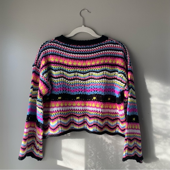 VRG GRL A New Direction Knit in Pink Multi - Picture 2 of 7